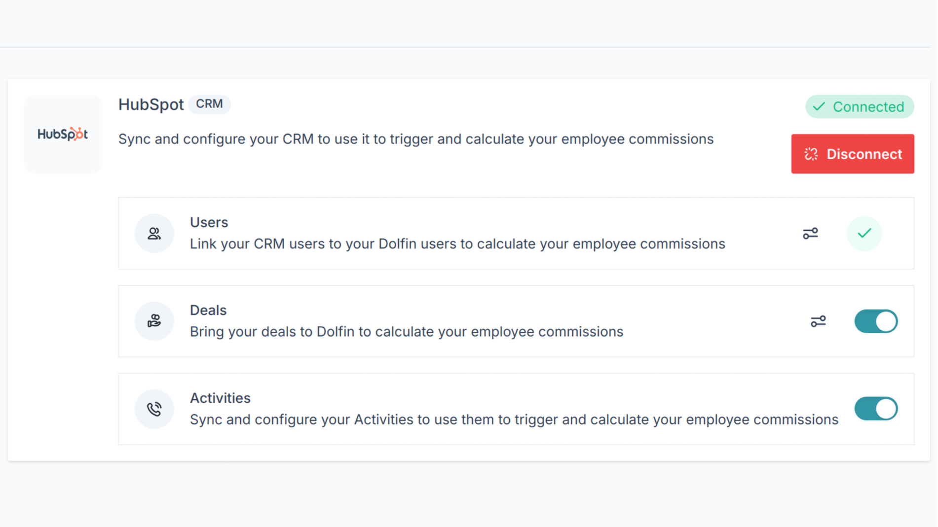 Easily connect your HubSpot account to Dolfin